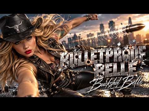 Bulletproof Belle - Outlaw Country Rap banger | Official Lyrics Video