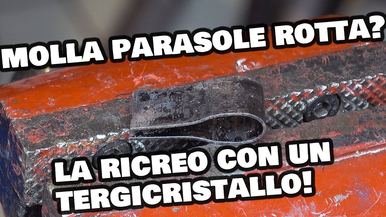 Riparazione Parasole auto. Molla rotta? la rifacciamo in casa con una spazzola tergicristallo!👌