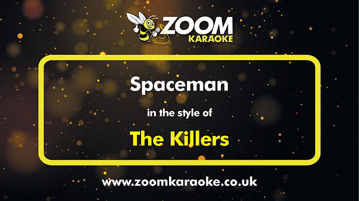 Spaceman Karaoke version - Karaoke performance video thumbnail