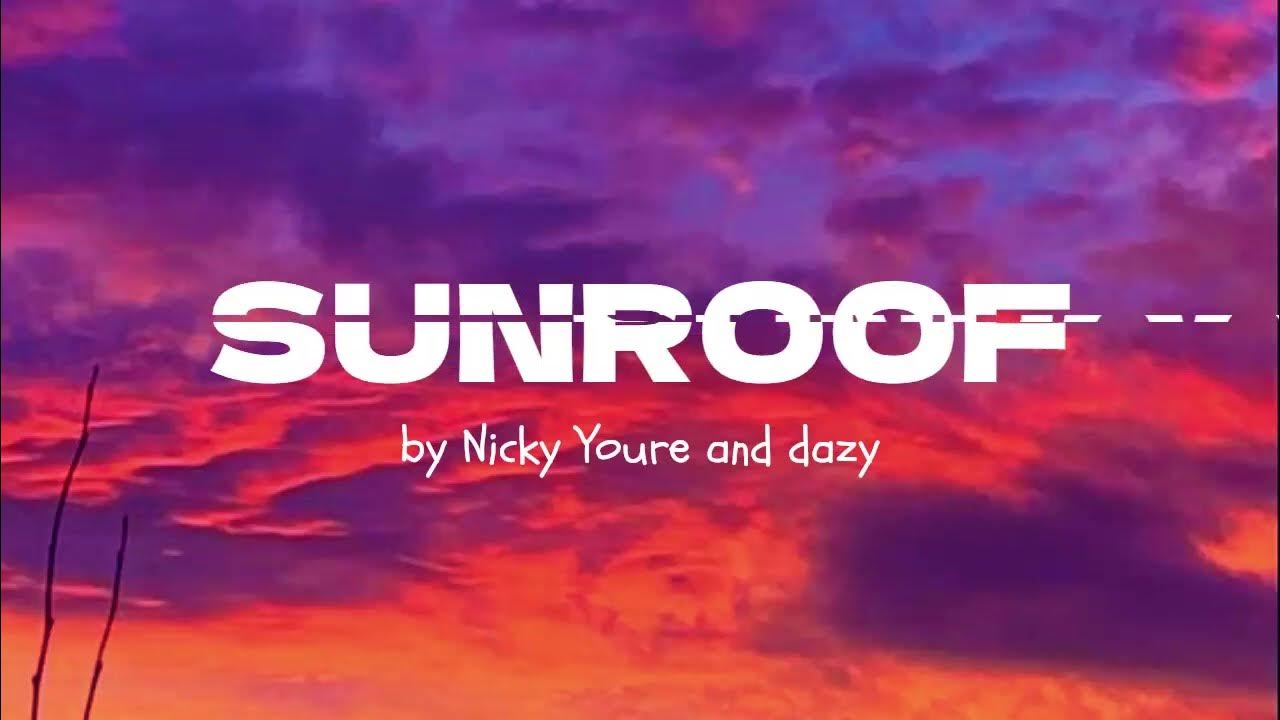 Lyrics Sunroof Lirik Sunroof Nicky Youre Translate Indonesia