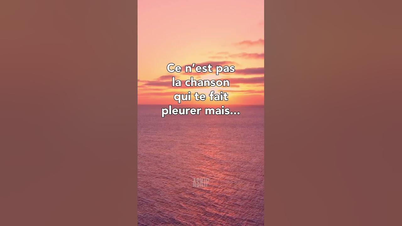 Toi c’est quelle chanson qui te fait pleurer à chaque fois ? 😭😭 Toi c’est quelle chanson qui te fait pleurer à chaque fois ? 😭😭