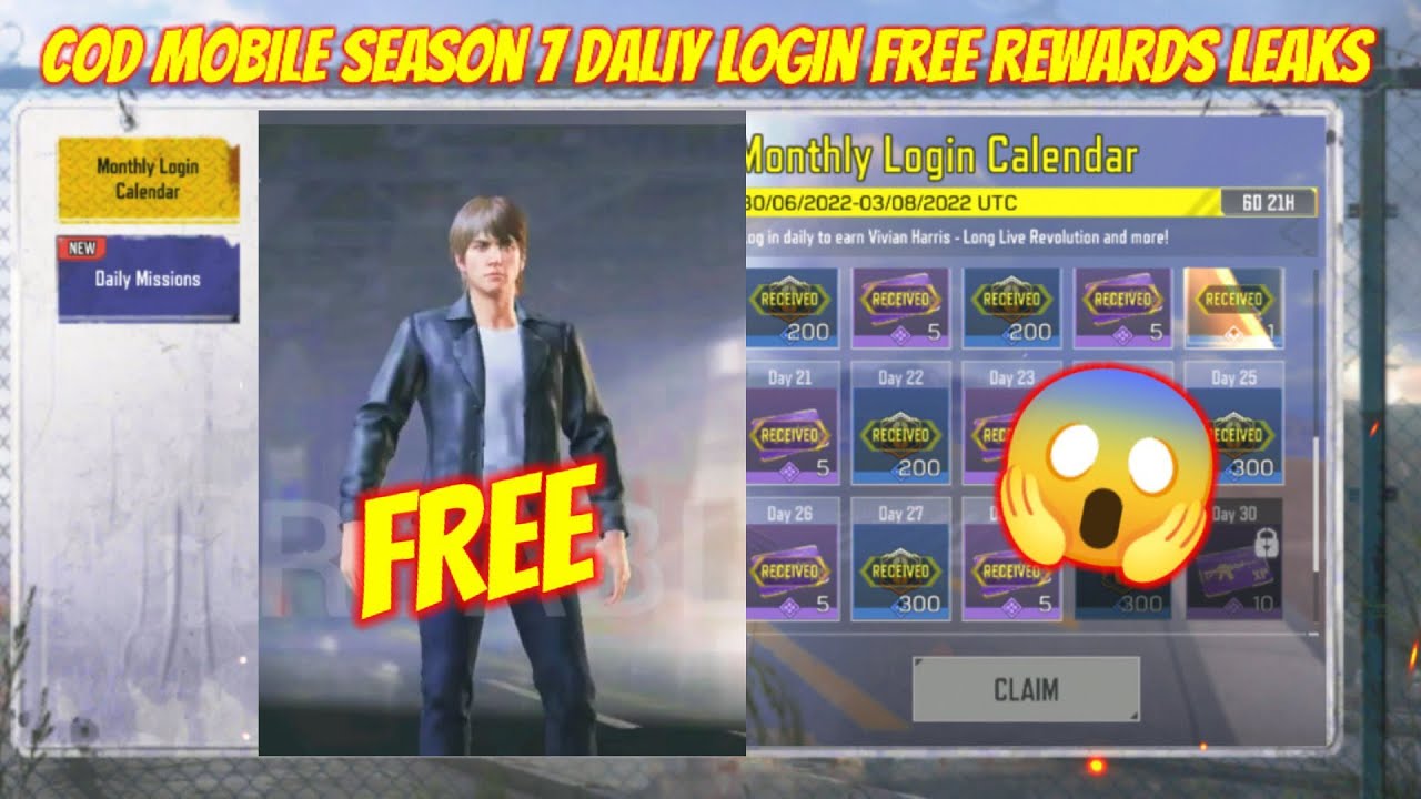 Call of Duty: Mobile - S7 Monthly Login Rewards