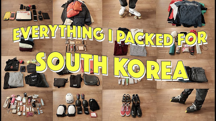 everything I packed to move to Seoul, South Korea 🇰🇷