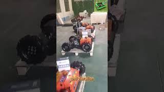 Wireless radio control tracked lawn mower China manufacturer factory
