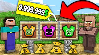 WHY DOES THIS CREEPER ARMOR OR ENDERMAN ARMOR OR ZOMBIE ARMOR COST $1,000,000 IN MINECRAFT ? 100% !