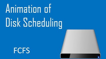 Animation of FCFS(First Come First Serve) Disk Scheduling