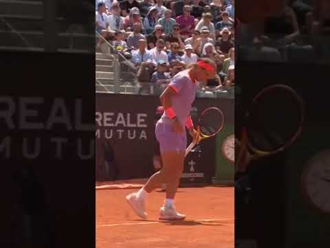 🔥🔥 Quand Zizou fait le show face à Nadal ! #sports #shorts #tennis