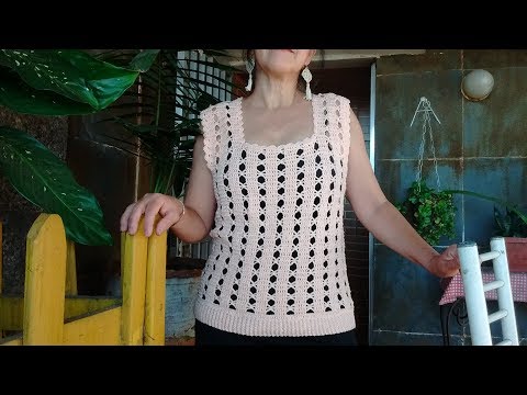 ✅Blusa Samy em Croche