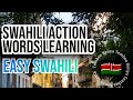 Learn swahili action words  swahili for beginners fast and easy
