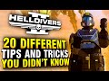 20 Tips and Tricks You Didn&#39;t Know About Helldivers 2