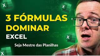 3 Fórmulas para DOMINAR o EXCEL