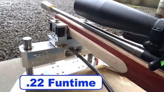 Jan 2023 Rimfire 22LR fun club benchrest match with RimX and SK Rifle Match Ammo