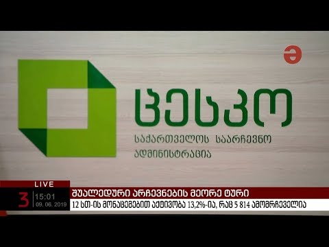 ცესკო: 12 საათისთვის მთაწმინდაზე ამომრჩეველთა აქტივობა 13,2%-ია