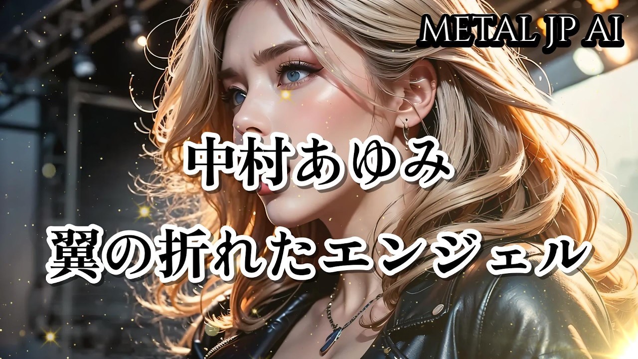 中村あゆみ【翼の折れたエンジェル】AIメタル女子がカバーした　AI cover J-Rock