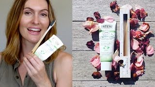 Organic Dental Care Review - Lavera Toothpaste & PearlBar Bamboo Toothbrush