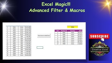 🔥Advanced Filter and Macros🔥