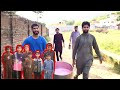 Hassains lovers set up sabeel children being sarved cold water from a sabeel in muslim ajk