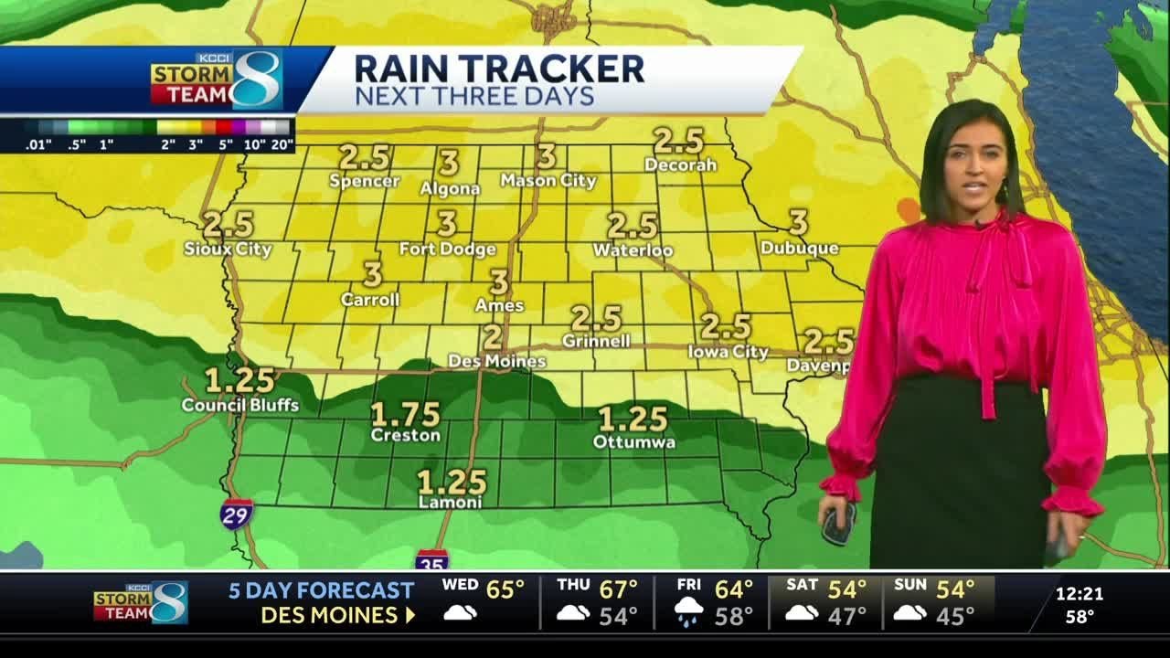 Rain chances increase tonight through the rest of the week - YouTube