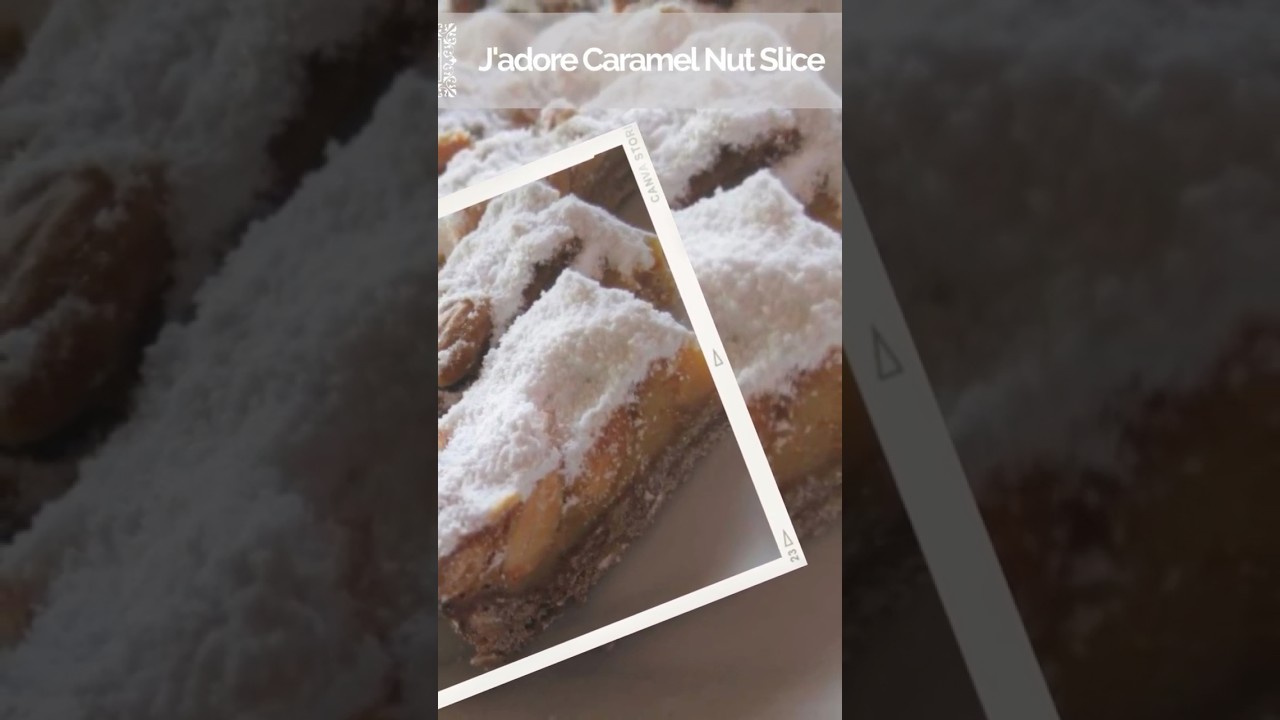 J’adore Caramel nut slice