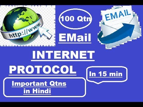 INTERNET AND E MAIL MCQ IN HINDI | 100 questions on internet and e-mail ...
