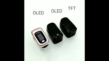 Comparison of TFT screen and OLED screen of oximeter