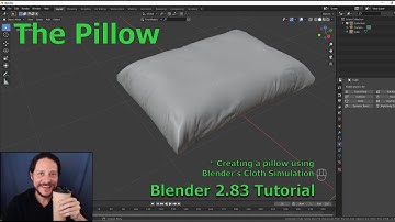 Blender 2.83 Tutorial - Creating a Pillow using Cloth Simulation
