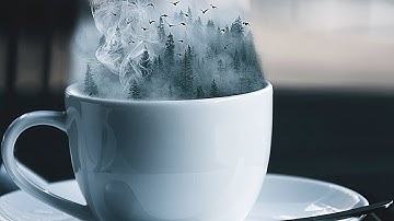4Gtools-Photoshop Tutorials: How to put forest in a coffee cup #4gtools