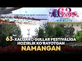 63xalqaro gullar festivaliga hozirlik korayotgan namangan