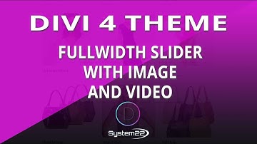 Divi Theme Fullwidth Slider With Image And Video 👈