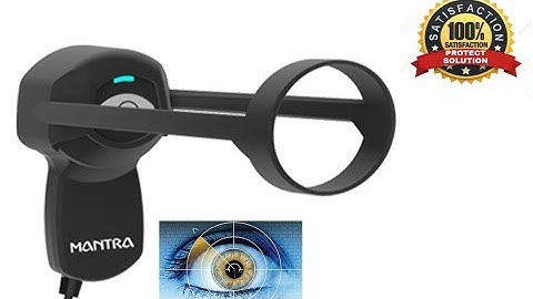 Mantra MIS100V2 Single IRIS Scanner Corded Portable Scanner with RD Service