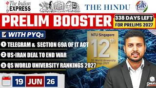 The Hindu News Paper Analysis | 19 June 2026 | Daily Current Affairs by Rishav Sharma Sir
