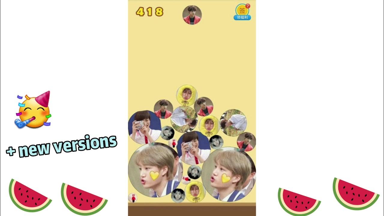 060221 EXO Watermelon Game New Versions 🥰👇 YouTube