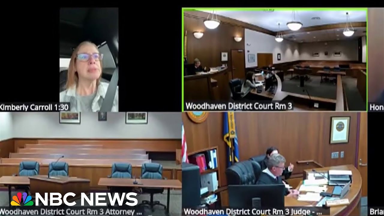 Judge scolds defendant for driving during virtual hearing