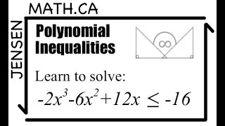 Celebrity Solving Polynomial INEQUALITIES | jensenmath.ca | Net Worth