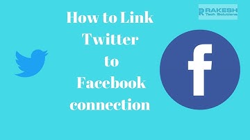 How to Link twitter to facebook connection Tutorial - Rakesh Tech Solutions