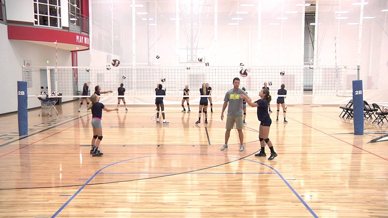 Pass to Yourself Volleyball Drill YouTube