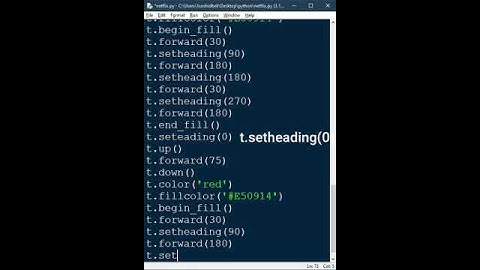 Netflix Logo Drawing with Python #coding #shorts