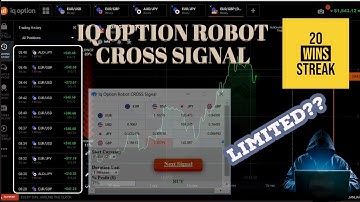 Iq Option Robot Cross Signal || LIVE TRADING REAL ACCOUNT || A loss trading solution