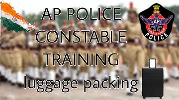 AP Police Constable Training Packing Video 2025😇 #apslprb #appolice #training #trainee 