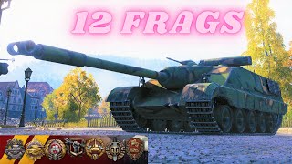 AMX 50 Foch (155) 12 Frags World of Tanks,WoT tank battle