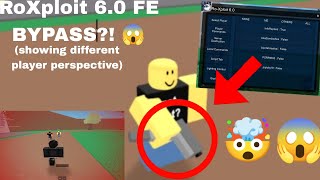 Roblox Roxploit 6.0 Fe Bypass Showcase Roblox Exploiting Fe Script Dark Eccentric Script