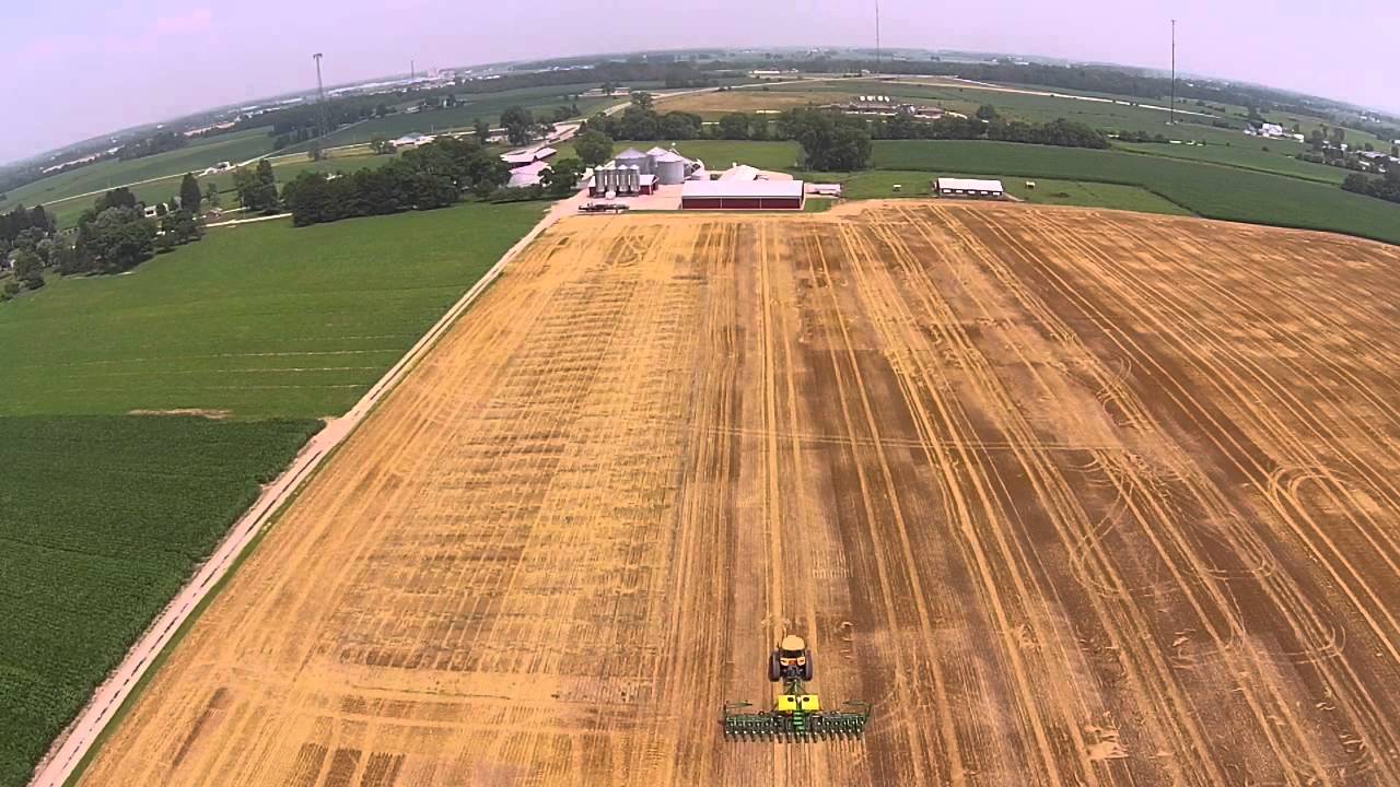 Planting Double Crop Soybeans T K Farms 762015 YouTube