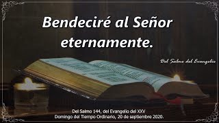 Video thumbnail of "Del Salmo 144, Bendeciré al Señor eternamente."
