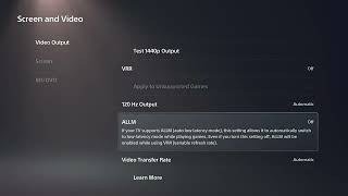PS5 How to TURN ON/OFF ALLM