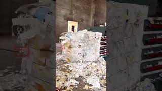 ⚙️ Heavy‑Duty 160Ton Automatic Horizontal Baler | Efficient Waste Paper Compression On Site📹