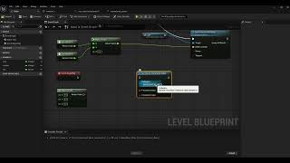 UE5 Blueprints Tutorial 021-5 Create a node: Set Vector Parameter Value