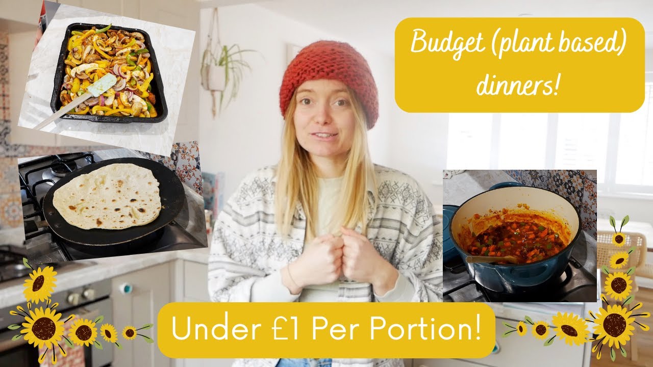 CHEAP recipes for under £1! | BUDGET | FRUGAL | CHEAP (plant based