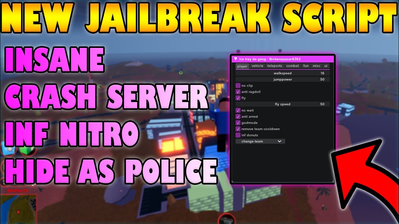 Jailbreak Script Pastebin 2021 Working Youtube - roblox fe team change script pastebin