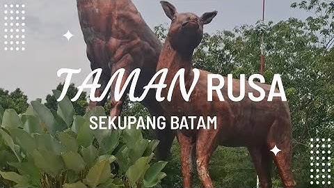 Wisata Keluarga di Batam Taman rusa sekupang 