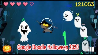 Halloween Google Doodle 2020 Full Game - Magic Cat battle under